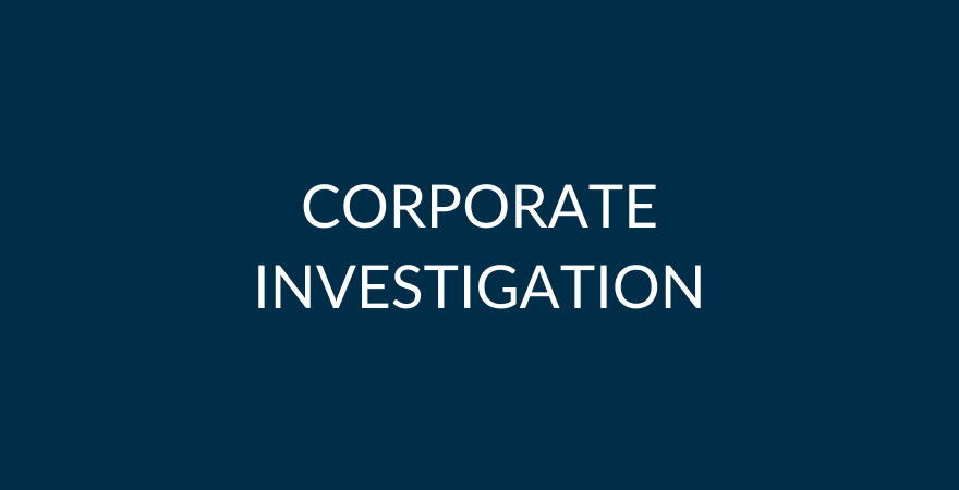 Corporate Investigation