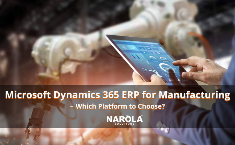 Microsoft Dynamics 365 Manufacturing ERP