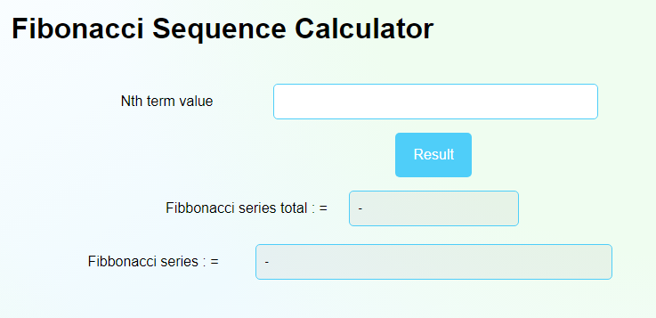 Fibonacci Sqeuence