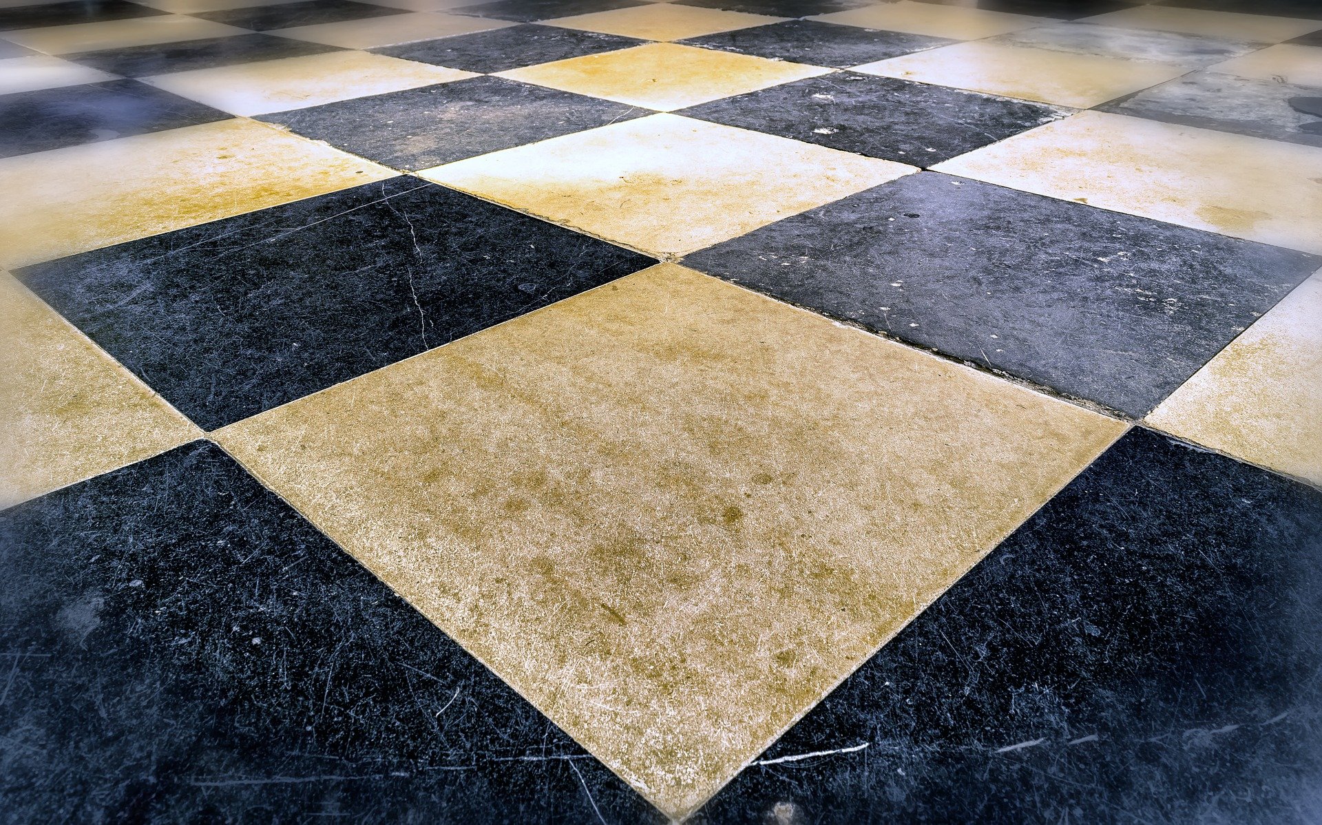 retro kitchen floor