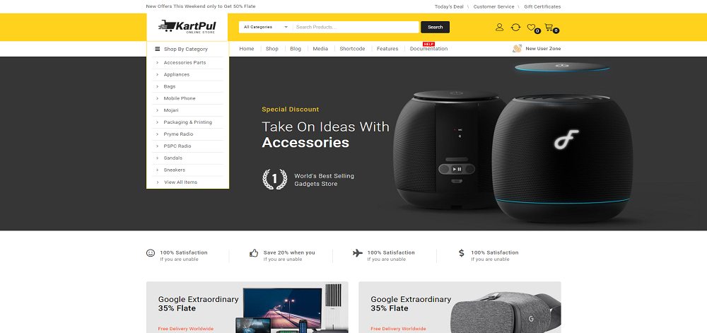 kartpul simple eCommerce WordPress theme
