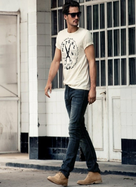 Trendy Jeans and Tshirt for Men's