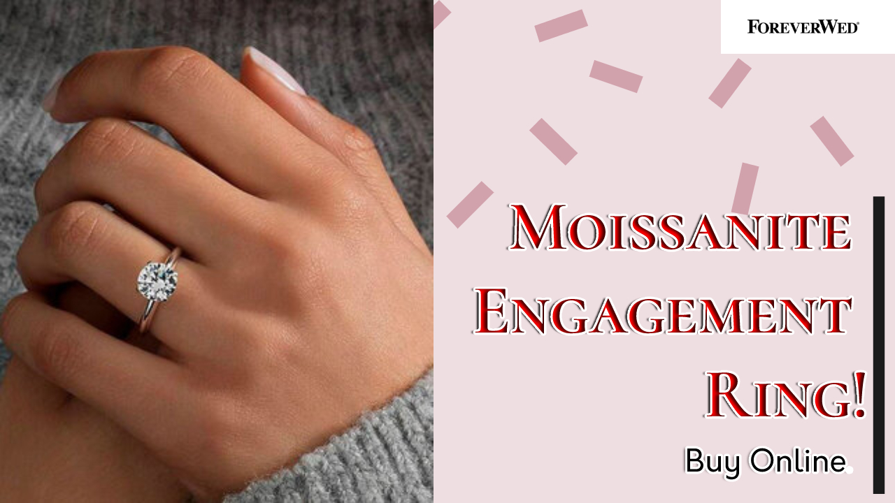 Moissanite Engagement Ring Online
