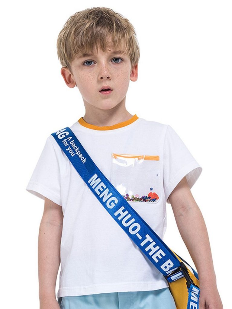 FASHION LITTLE BIG BOYS WHITE T-SHIRT TOP