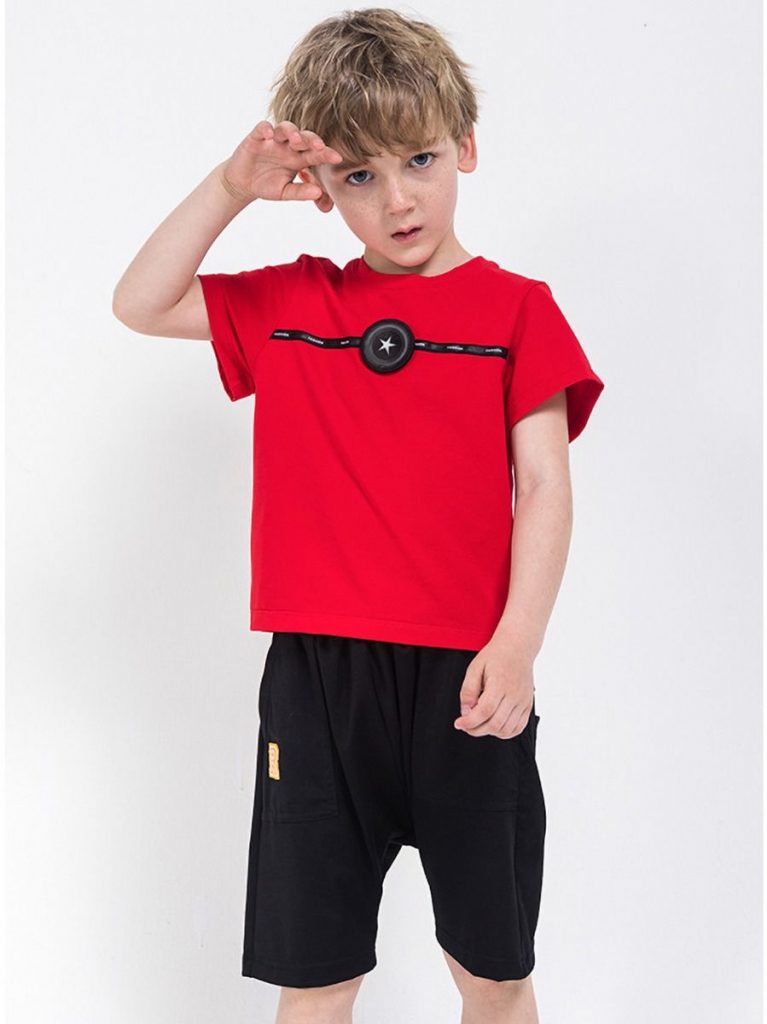 FASHION STAR LITTLE BOYS RED T-SHIRT