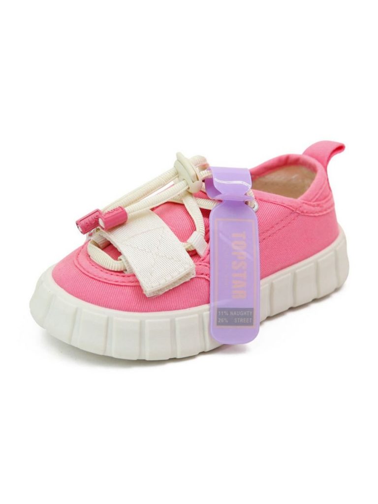  INFANT KID DRAWSTRING LETTER CANVAS SHOES