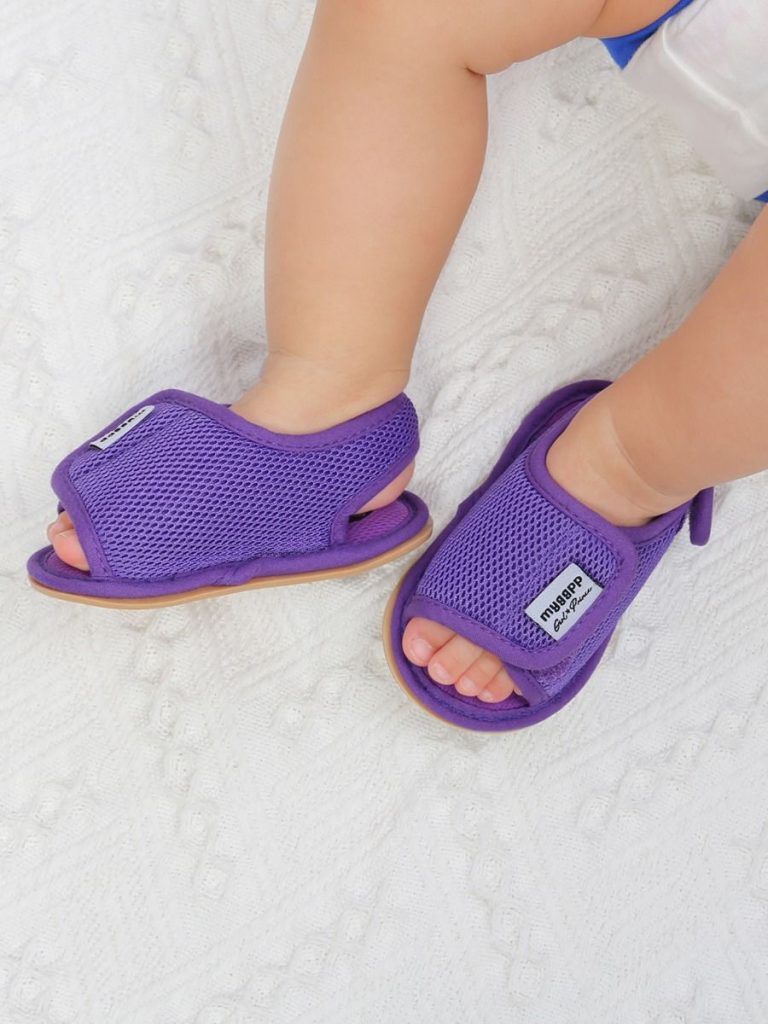 Baby Unisex Letter Breathable Mesh Sandals