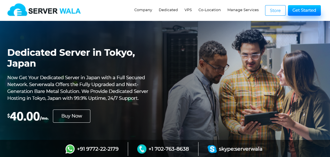 Dedicated Server Japan by Serverwala