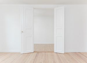 White walls.