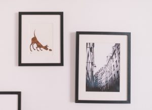 You can put paintings on the wall.