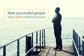 successful people keep calm