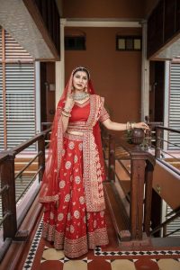 Red Bridal Lehenga