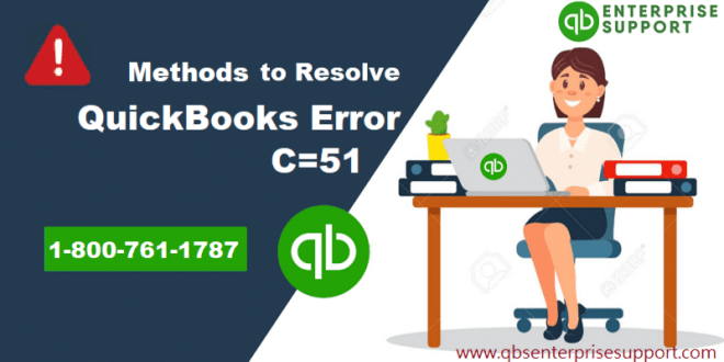 Steps to Remove QuickBooks Error Code C-51 - Featuring Image