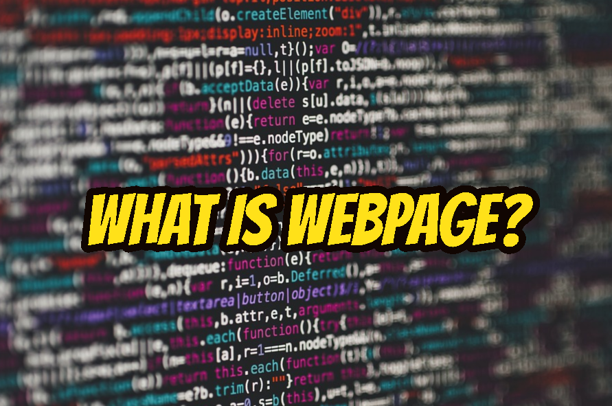 what is webpage