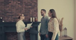 customers visiting house to buy