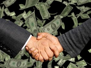 a handshake