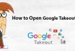 open Google Takeout data in new Account
