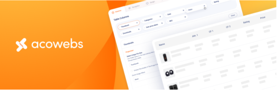 woocommerce product table