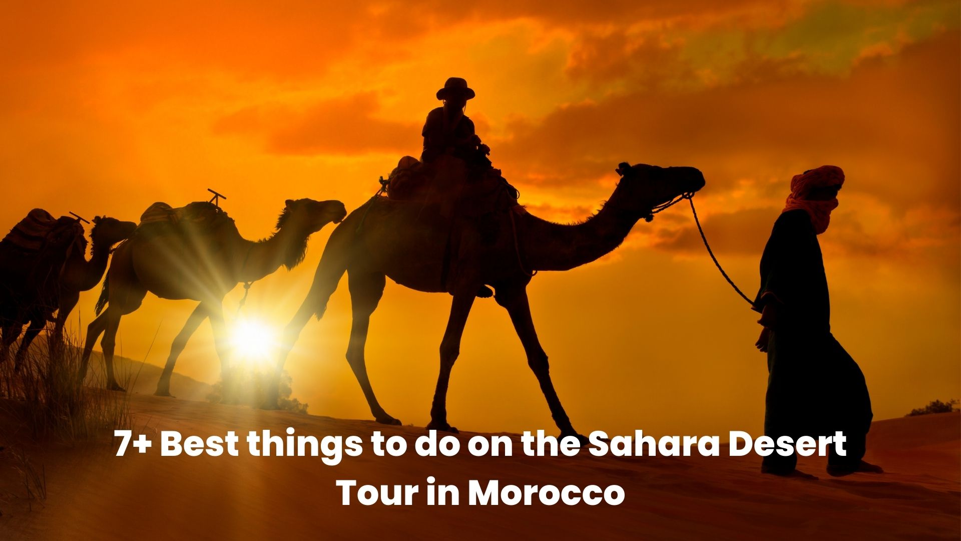 7+ Best things to do on the Sahara Desert Tour in Morocco