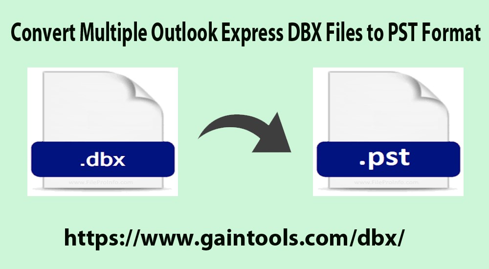 convert dbx to pst