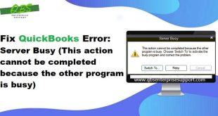Learn How to Resolve Server Busy Error in QuickBooks Desktop - Featuring Image