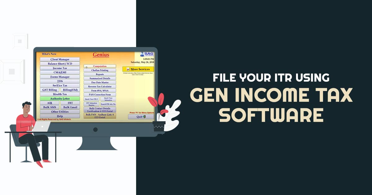 File Your ITR Using Gen Income Tax Software