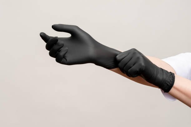 Black nitrile gloves Canada