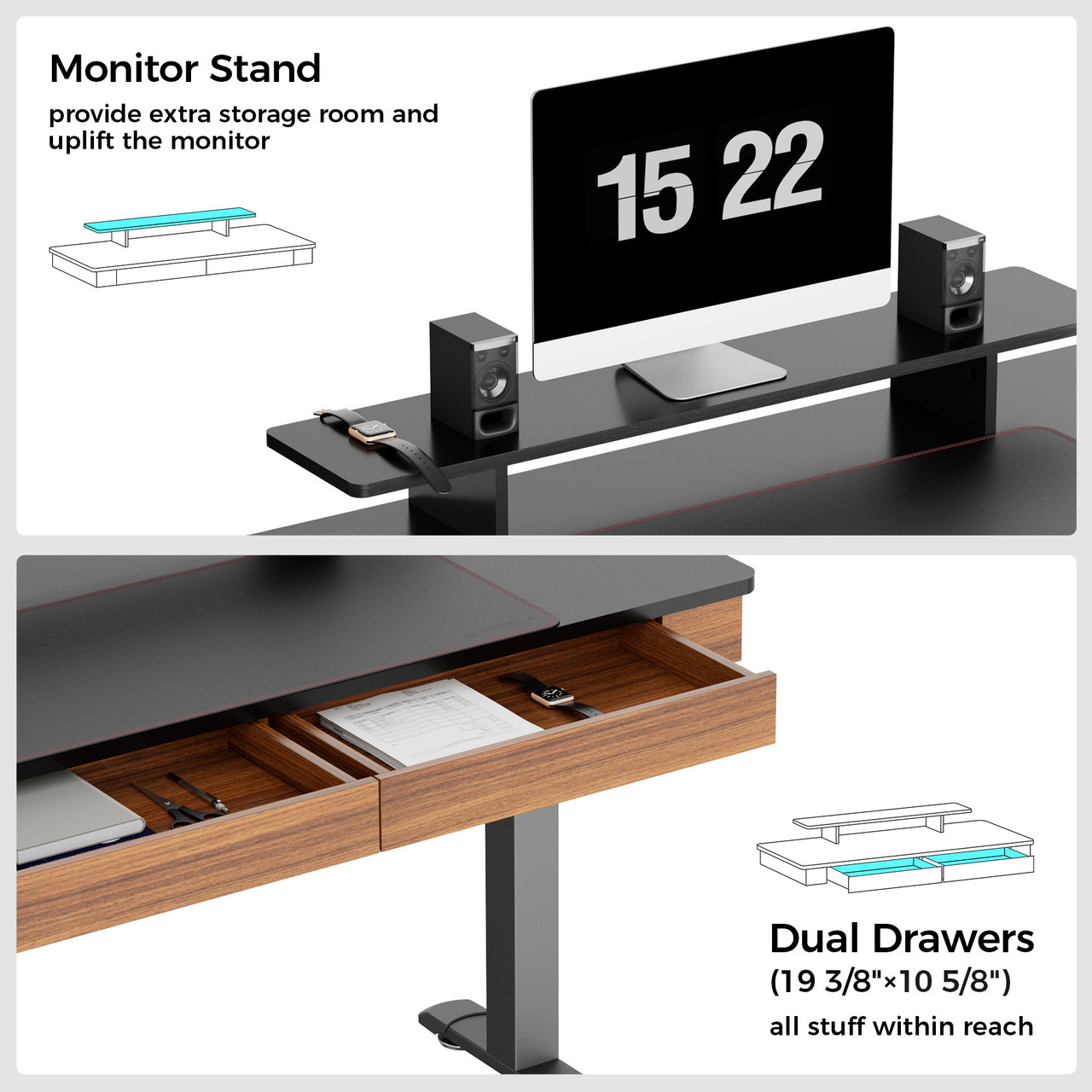 Eureka Ergonomic Electric Standing Desk With Drawers: The Perfect Desk For Any Office Worker